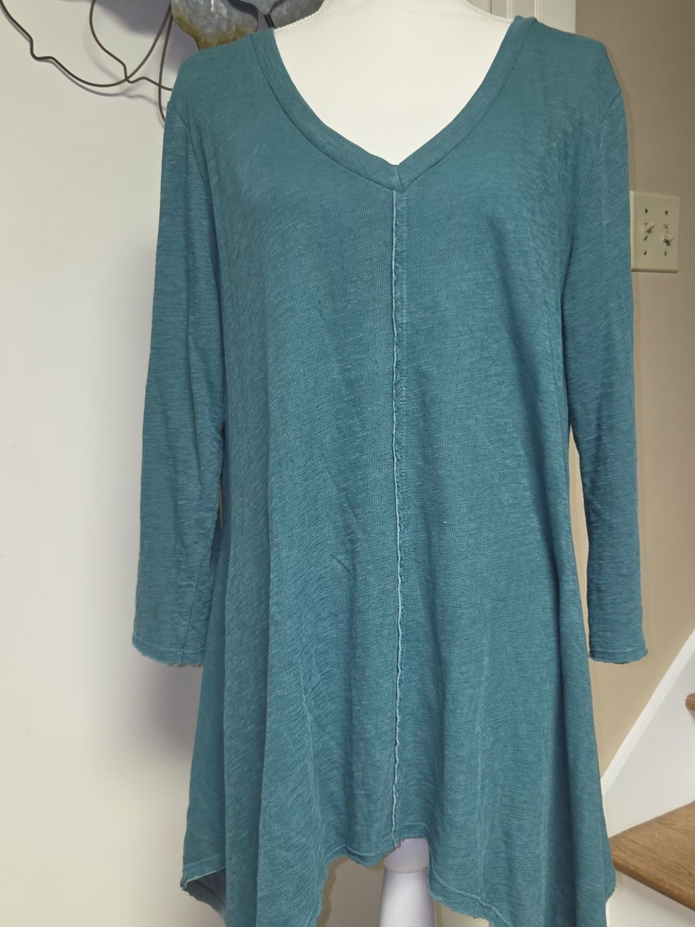 Joh Teal V-Neck Swing Tunic